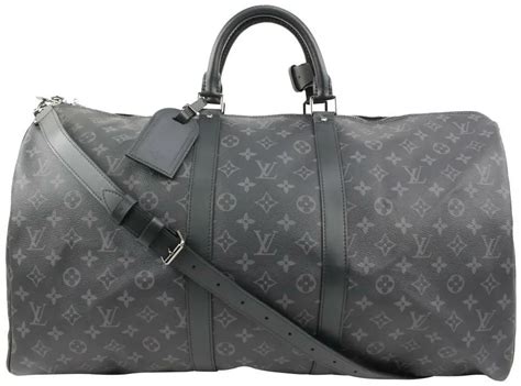 louis vuitton monogram eclipse keepall replica|louis vuitton keepall duffle bag.